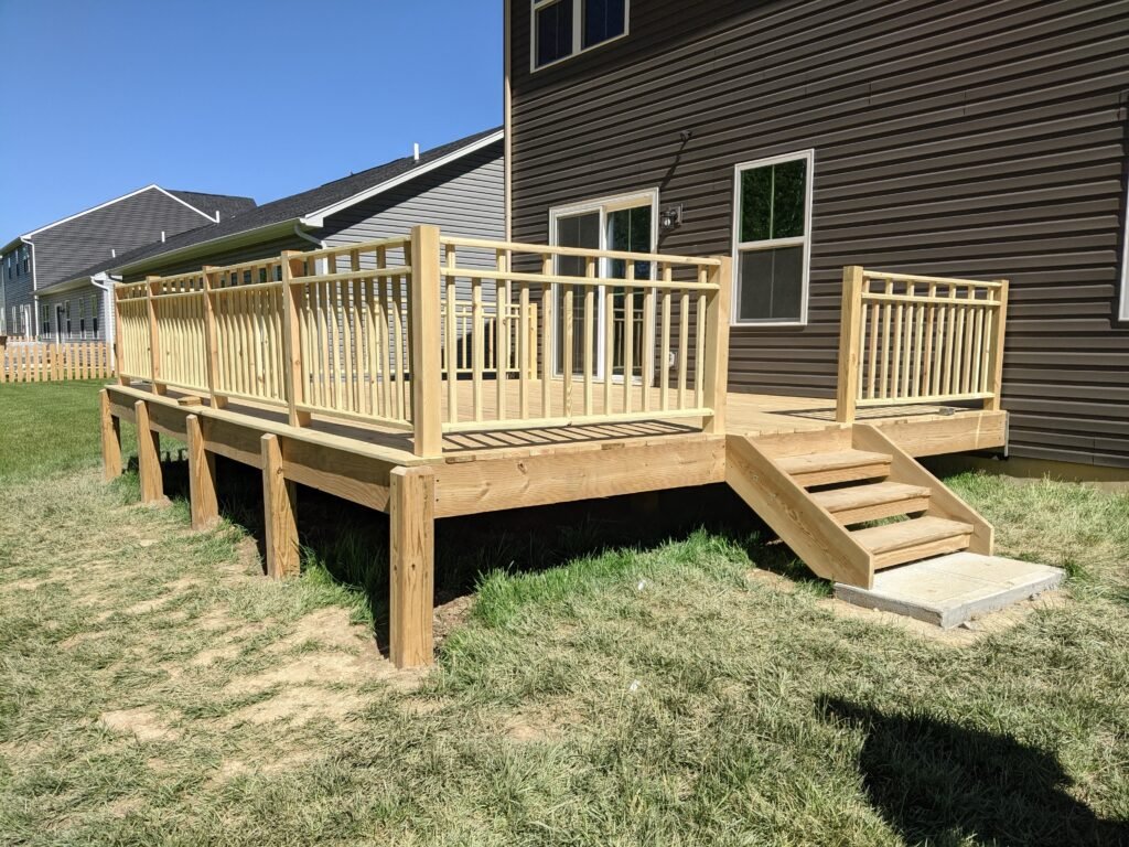 DIY deck building